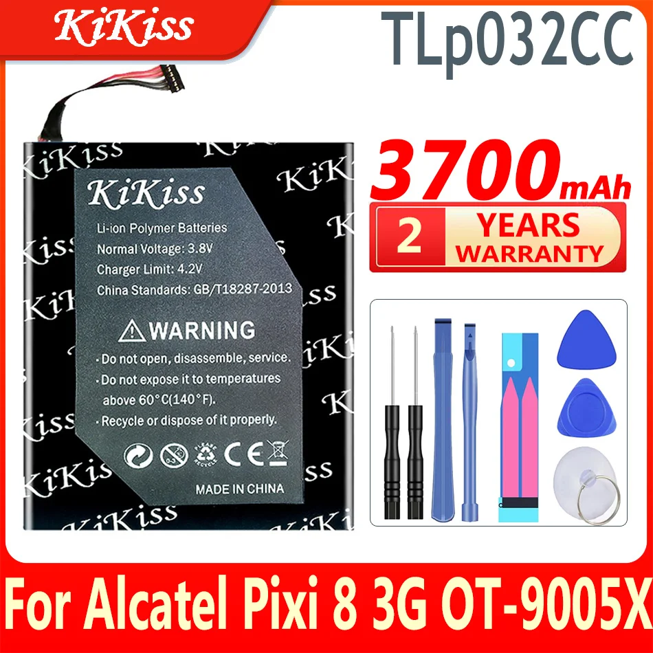 3700mAh TLp032C2 TLp032CC Battery For Alcatel One Touch Pixi 8 8.0 3G 9005X OT-9005X Mobile Phone Batterie Batterij Bateria
3700mAh TLp032C2 TLp032CC Battery For Alcatel One Touch Pixi 8 8.0 3G 9005X OT-9005X Mobile Phone Batterie Batterij Bateria