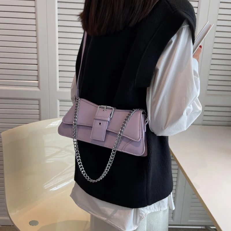 Solid color Women Chain Shoulder Side Bag Small PU Leather Handbag And Wallet Vintage Luxury Brand Lady Flap Crossbody Sling Bag
Solid color Women Chain Shoulder Side Bag Small PU Leather Handbag And Wallet Vintage Luxury Brand Lady Flap Crossbody Sling Bag