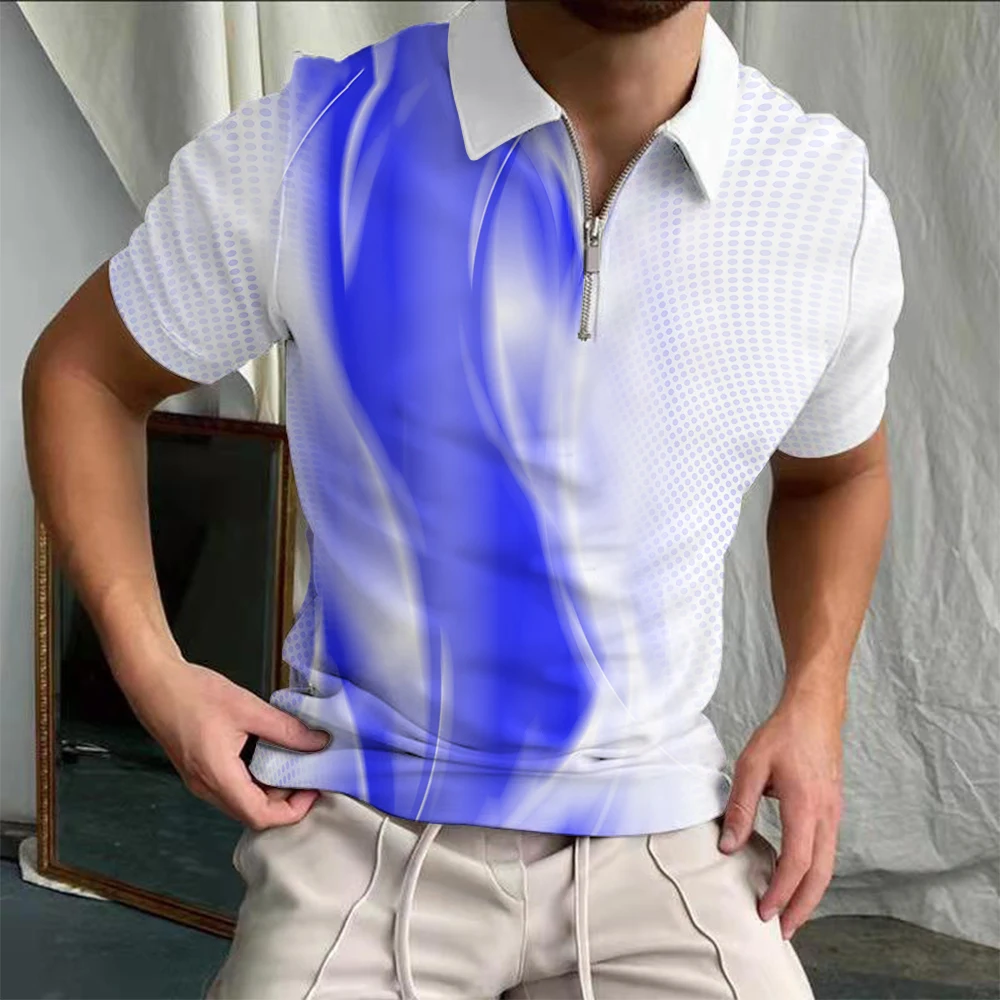 Daily Casual Streamer Colorful Print Polo Shirt Pattern Men's Shirt Short Sleeve Men's T-Shirt Zipper Polo Shirt 2022 New Summer
Daily Casual Streamer Colorful Print Polo Shirt Pattern Men's Shirt Short Sleeve Men's T-Shirt Zipper Polo Shirt 2022 New Summer