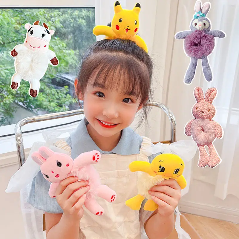 Plush Hair Band Rabbit Duck Cat Frog Elastic Accessories New Woman Girl Kids Cute Toy Rope Rubber Pikachu Ties Animal Scrunchies
Plush Hair Band Rabbit Duck Cat Frog Elastic Accessories New Woman Girl Kids Cute Toy Rope Rubber Pikachu Ties Animal Scrunchies