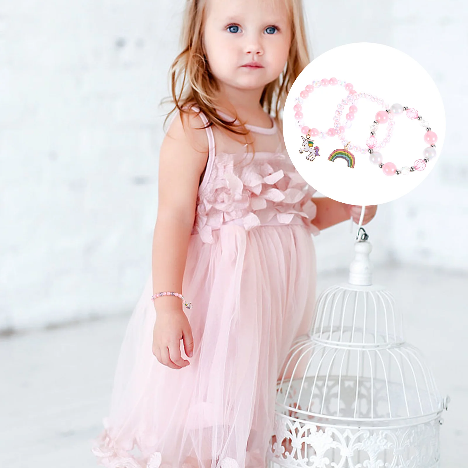 3 Pcs Children's Bracelet Unicorn Bracelets Beads Bracelet Beads Kids Friendship Adornment Decor Beaded Decorate Wrist
3 Pcs Children's Bracelet Unicorn Bracelets Beads Bracelet Beads Kids Friendship Adornment Decor Beaded Decorate Wrist