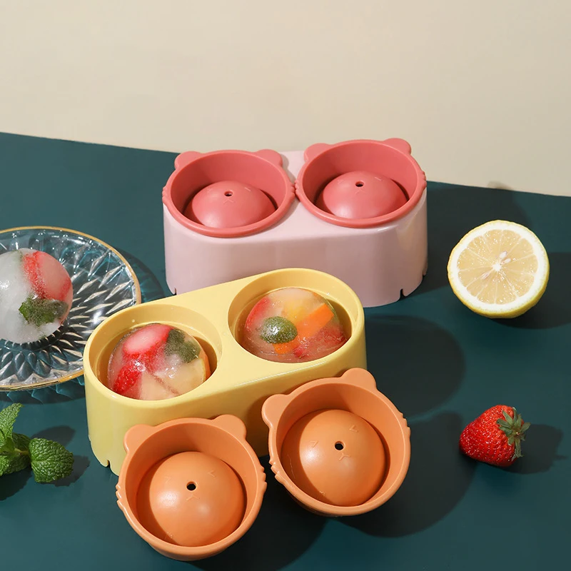 Cute Bear Double Ball Ice Mold Silicone Ice Cube Mould Quick Freezer Ice Box Kitchen Gadgets Party Kitchen Whiskey Cocktail Tool
Cute Bear Double Ball Ice Mold Silicone Ice Cube Mould Quick Freezer Ice Box Kitchen Gadgets Party Kitchen Whiskey Cocktail Tool