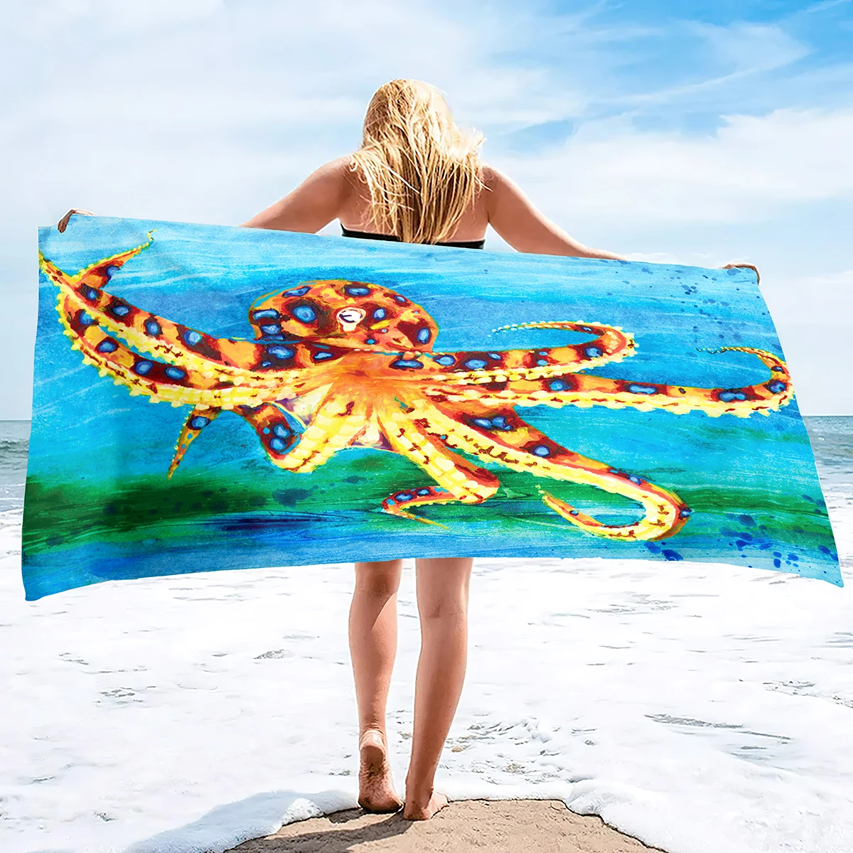 Octopus Cartoon Beach Towel ,Microfiber Beach Towel Super Absorbent Lightweight Quick Dry Towel Bath Swim Towel for Adult
Octopus Cartoon Beach Towel ,Microfiber Beach Towel Super Absorbent Lightweight Quick Dry Towel Bath Swim Towel for Adult