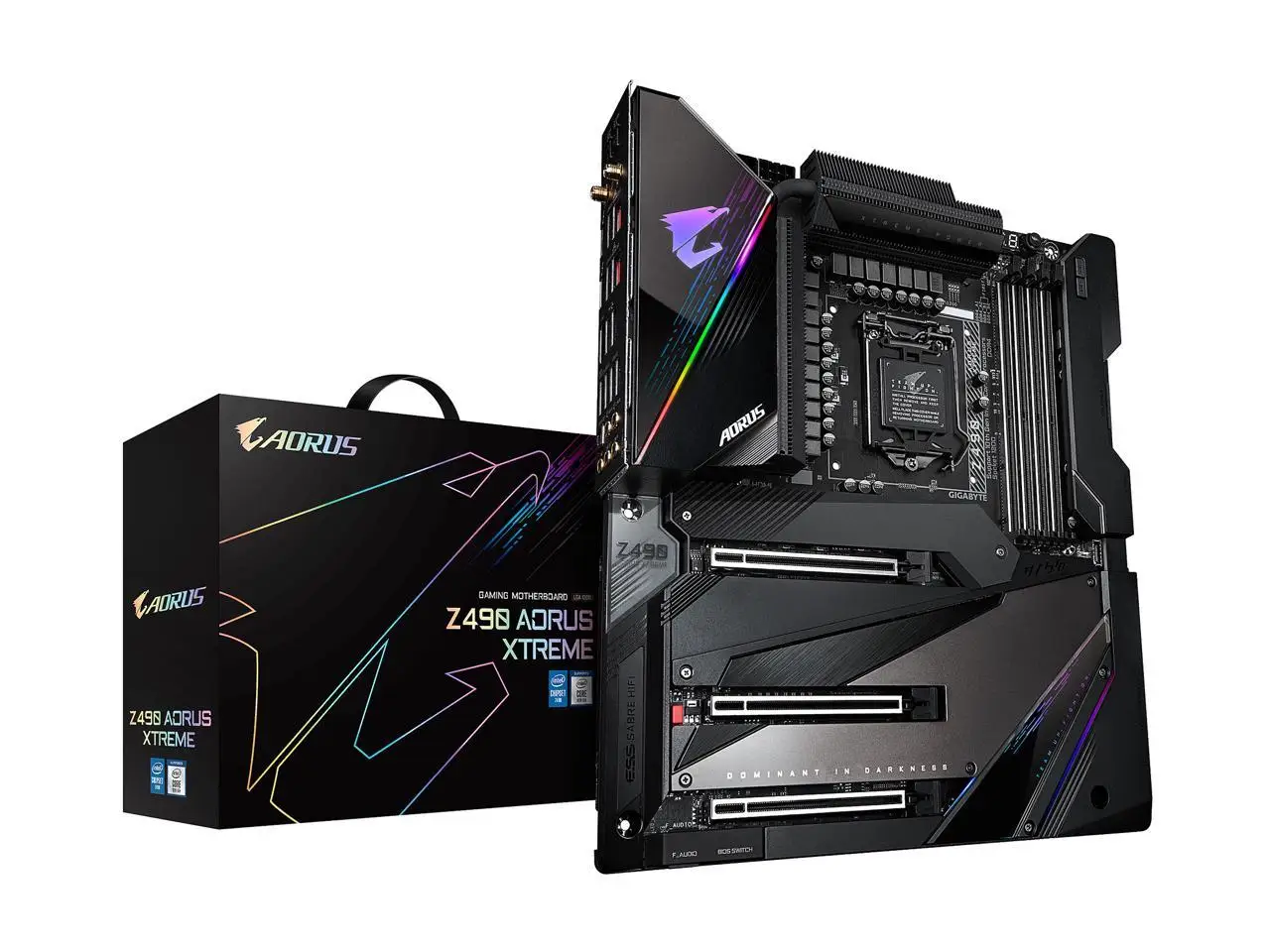GIGABYTE Z490 AORUS XTREME LGA 1200 Intel Z490 E-ATX Motherboard with Triple M.2, SATA 6Gb/s, USB 3.2 Gen 2, WIFI 6, 10 GbE LAN,
GIGABYTE Z490 AORUS XTREME LGA 1200 Intel Z490 E-ATX Motherboard with Triple M.2, SATA 6Gb/s, USB 3.2 Gen 2, WIFI 6, 10 GbE LAN,