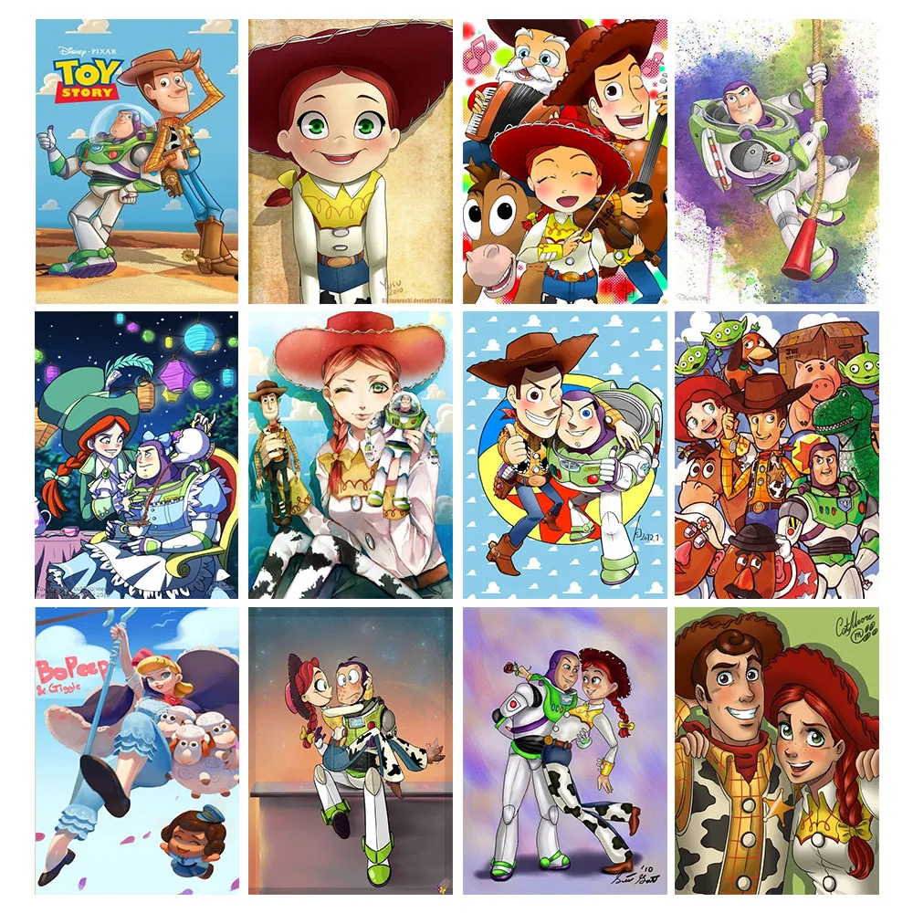 Disney История игрушек Базз И Джесси Вуди цифровая картина маслом печать спальня роспись Гостиная живопись одиночные картины декор
Disney История игрушек Базз И Джесси Вуди цифровая картина маслом печать спальня роспись Гостиная живопись одиночные картины декор