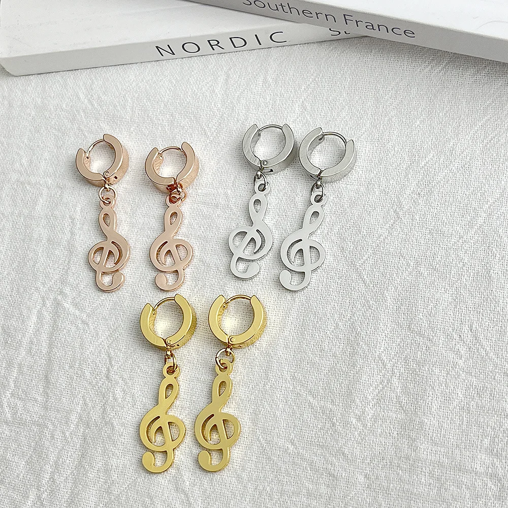 Music Earrings Stainless Steel Lovely Small Ear Studs for Women Charm Musical Note Earring Jewelry gift Brincos Mujer
Music Earrings Stainless Steel Lovely Small Ear Studs for Women Charm Musical Note Earring Jewelry gift Brincos Mujer