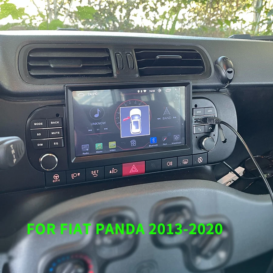 Автомобильная DVD-система на Android 11 для FIAT PANDA 2013-2020 автомобильный мультимедийный
