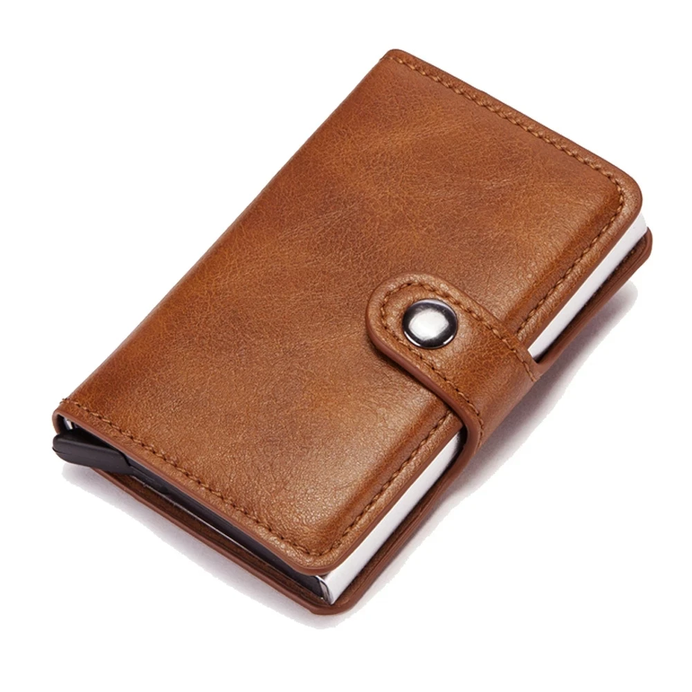 2022 Credit Card Holder Wallet Men Metal RFID Vintage Aluminium Crazy Horse Leather Bank Cardholder Case With Coin Purse
2022 Credit Card Holder Wallet Men Metal RFID Vintage Aluminium Crazy Horse Leather Bank Cardholder Case With Coin Purse