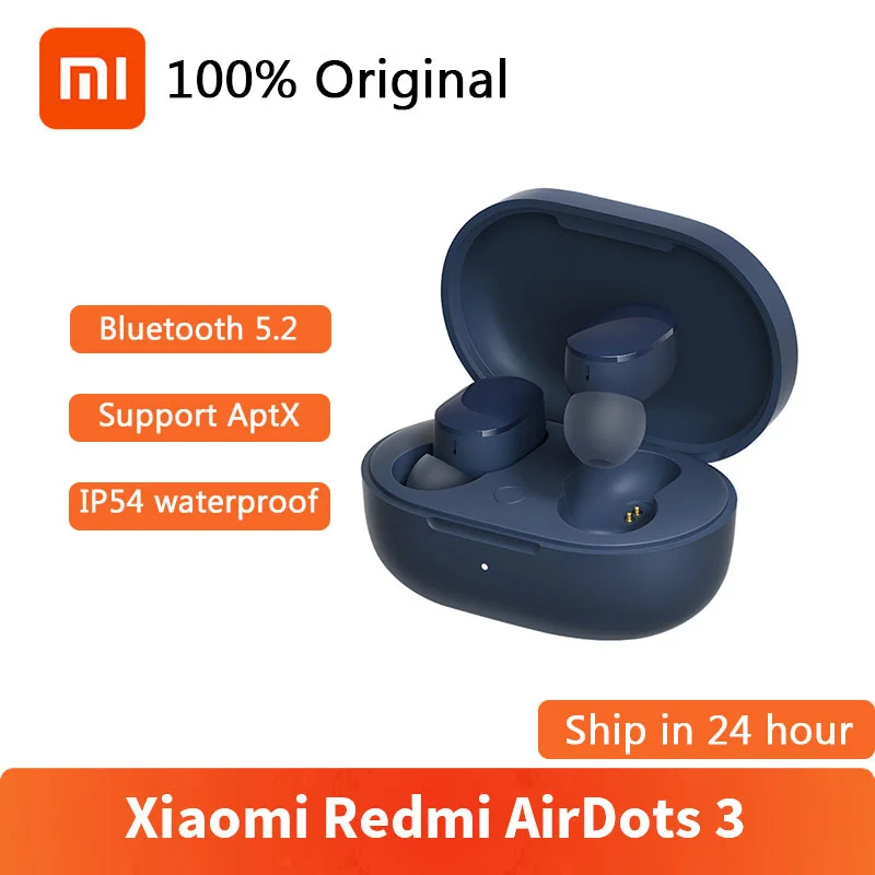 TWS-стереонаушники Xiaomi Redmi Airdots 3 с поддержкой Bluetooth 5,2 и микрофоном
TWS-стереонаушники Xiaomi Redmi Airdots 3 с поддержкой Bluetooth 5,2 и микрофоном