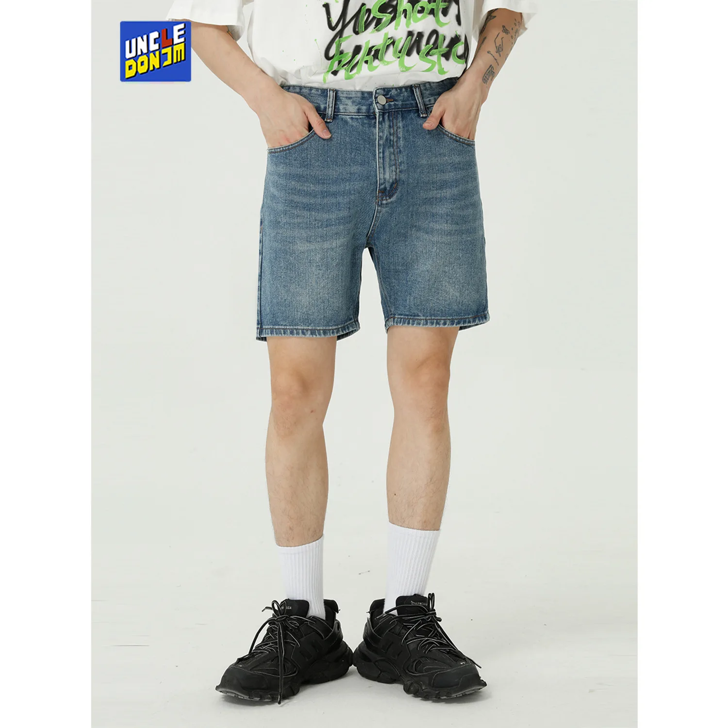 UNCLEDONJM Solid shorts for men japanese shorts mens fashion shorts chic Zipper Fly men casual shorts men shorts denim
UNCLEDONJM Solid shorts for men japanese shorts mens fashion shorts chic Zipper Fly men casual shorts men shorts denim