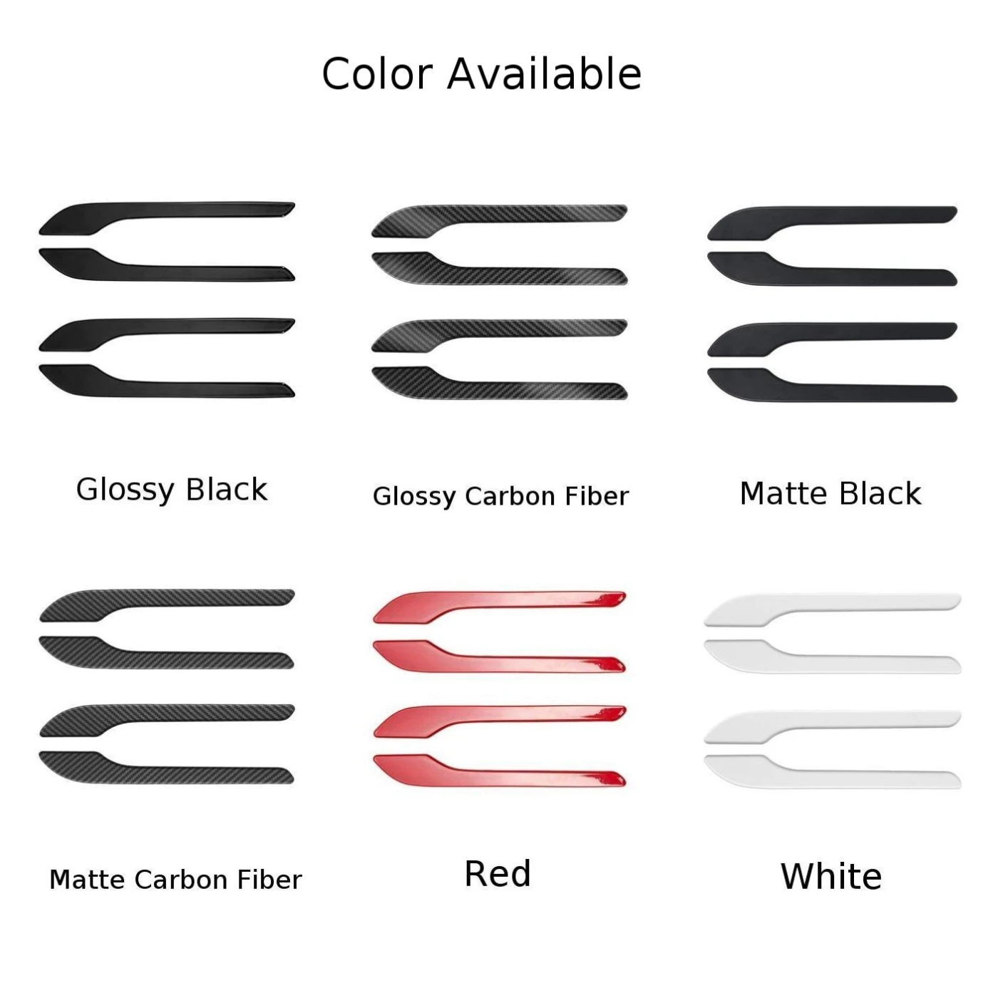 4pcs 23*4.5*4.5CM Car Exterior Door Handle Sticker For Tesla Model 3 Y 2017 - 2022 Door Wrap Cover Matte Carbon Fiber ABS
4pcs 23*4.5*4.5CM Car Exterior Door Handle Sticker For Tesla Model 3 Y 2017 - 2022 Door Wrap Cover Matte Carbon Fiber ABS
