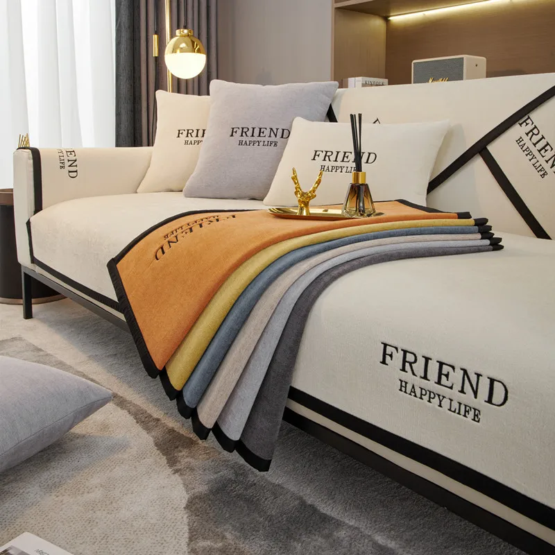 Универсальный чехол для дивана Four Seasons, нескользящий чехол для дивана из синели с вышивкой, Защитные чехлы для угловых сидений дома
Универсальный чехол для дивана Four Seasons, нескользящий чехол для дивана из синели с вышивкой, Защитные чехлы для угловых сидений дома