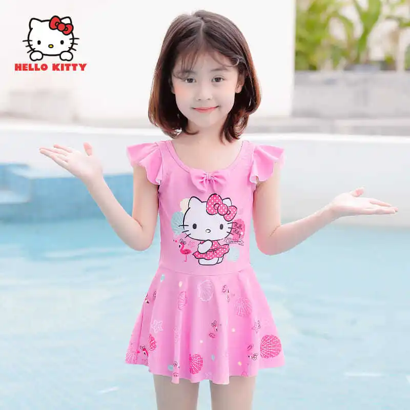 Sanrio Hello Kitty Cartoon Anime Girls One Piece Swimsuit Ruffles Sweet Moisture Absorption Quick Dry Kids Swimwear Swim Skirts
Sanrio Hello Kitty Cartoon Anime Girls One Piece Swimsuit Ruffles Sweet Moisture Absorption Quick Dry Kids Swimwear Swim Skirts