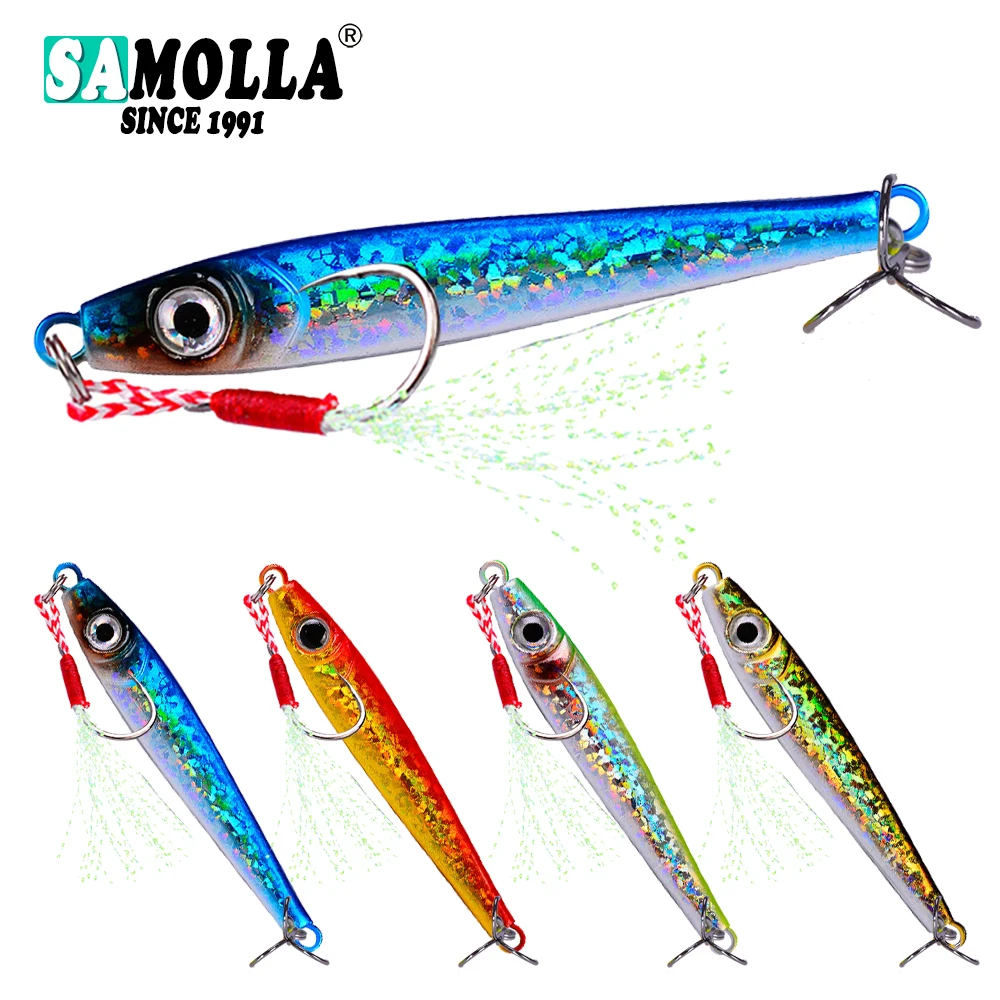 2021 Metal Jig Fishing Lure Fake Fish Winter Bass Sinking 35G/8CM BaitsTackle Jigs Wobbler Artificial Hard Bait Saltwater Lures
2021 Metal Jig Fishing Lure Fake Fish Winter Bass Sinking 35G/8CM BaitsTackle Jigs Wobbler Artificial Hard Bait Saltwater Lures