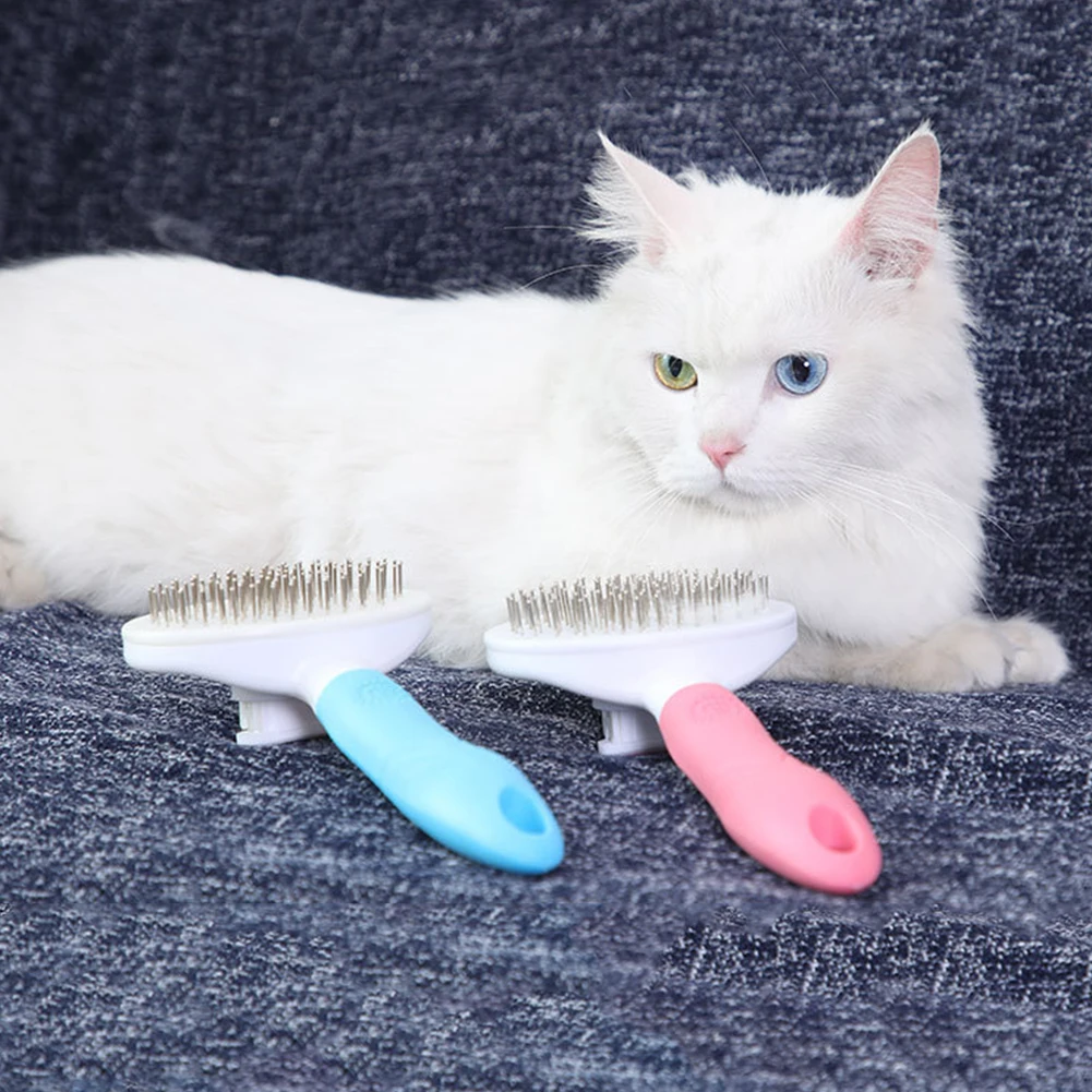 Portable Dog Cat Brush Comb Grooming Pet Hair Removal Comb Grooming Tools Hair Cleaner Pet Accessories Tool
Portable Dog Cat Brush Comb Grooming Pet Hair Removal Comb Grooming Tools Hair Cleaner Pet Accessories Tool
