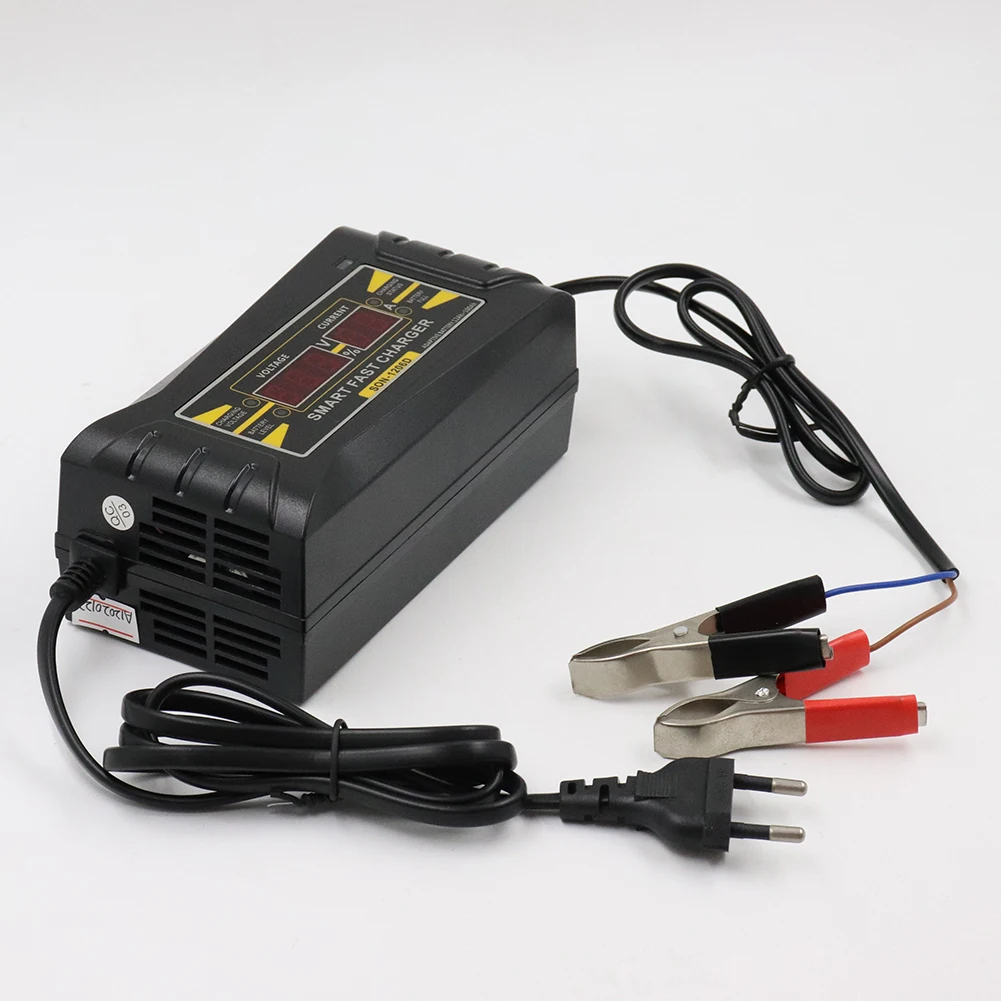 1PC Battery Charger Car Battery Charger 12V 6A 10A Intelligent Automatic Charging Tools 110V-240V US/EU And UK Plugs
1PC Battery Charger Car Battery Charger 12V 6A 10A Intelligent Automatic Charging Tools 110V-240V US/EU And UK Plugs