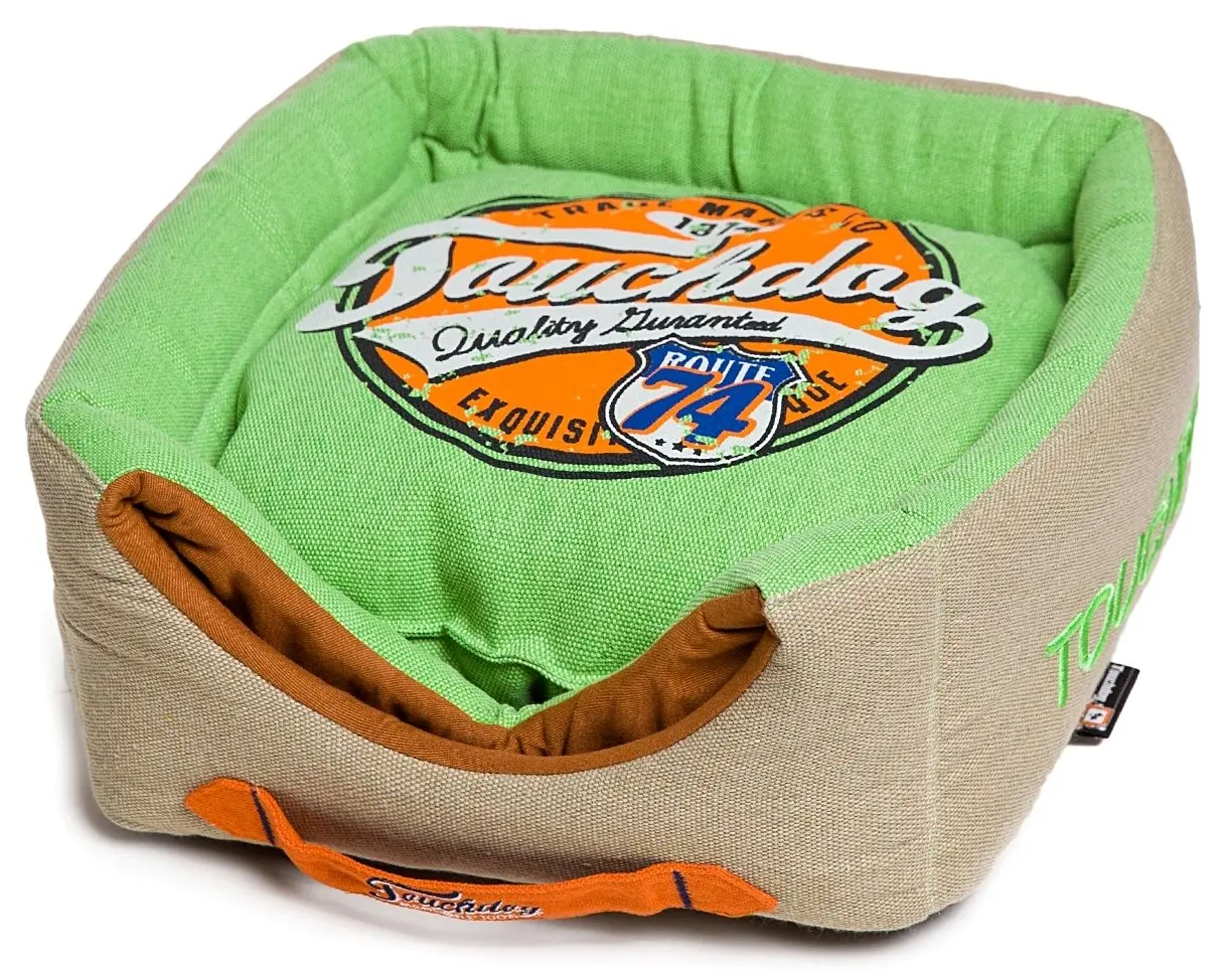 Convertible and Reversible Vintage Printed Squared 2-in-1 Collapsible Dog House Bed
Convertible and Reversible Vintage Printed Squared 2-in-1 Collapsible Dog House Bed