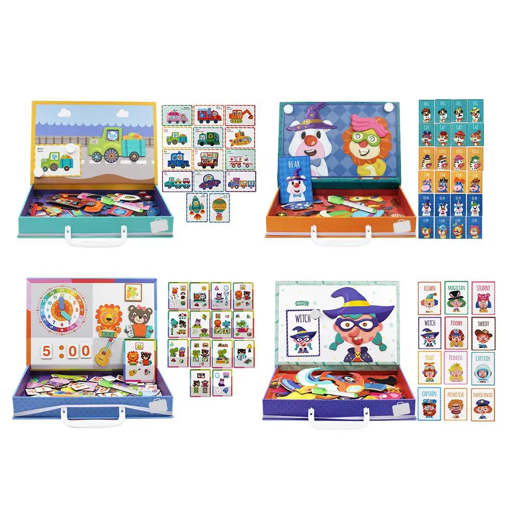 Durable Magnetic Stickers Puzzle Classic Delicate 1 Set Colorful Cute Pattern Magnetic Puzzles Baby Kids Developmental Toys
Durable Magnetic Stickers Puzzle Classic Delicate 1 Set Colorful Cute Pattern Magnetic Puzzles Baby Kids Developmental Toys