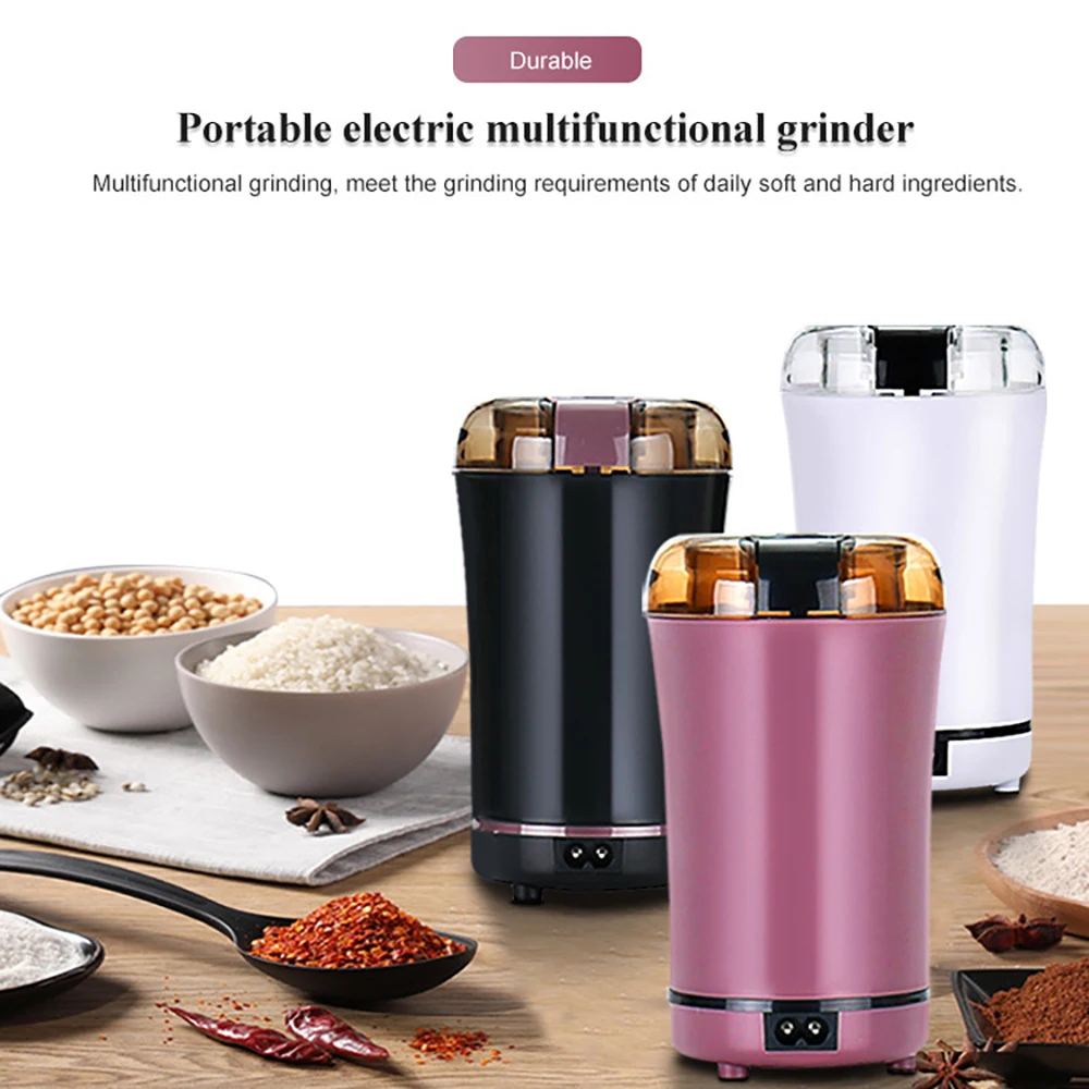 Electric Coffee 150A Grinder Perfect For Nuts Seeds Herbs And Spices 30,000 Idling Stainless Steel & ABS Inner Bladder 220V-150W
Electric Coffee 150A Grinder Perfect For Nuts Seeds Herbs And Spices 30,000 Idling Stainless Steel & ABS Inner Bladder 220V-150W