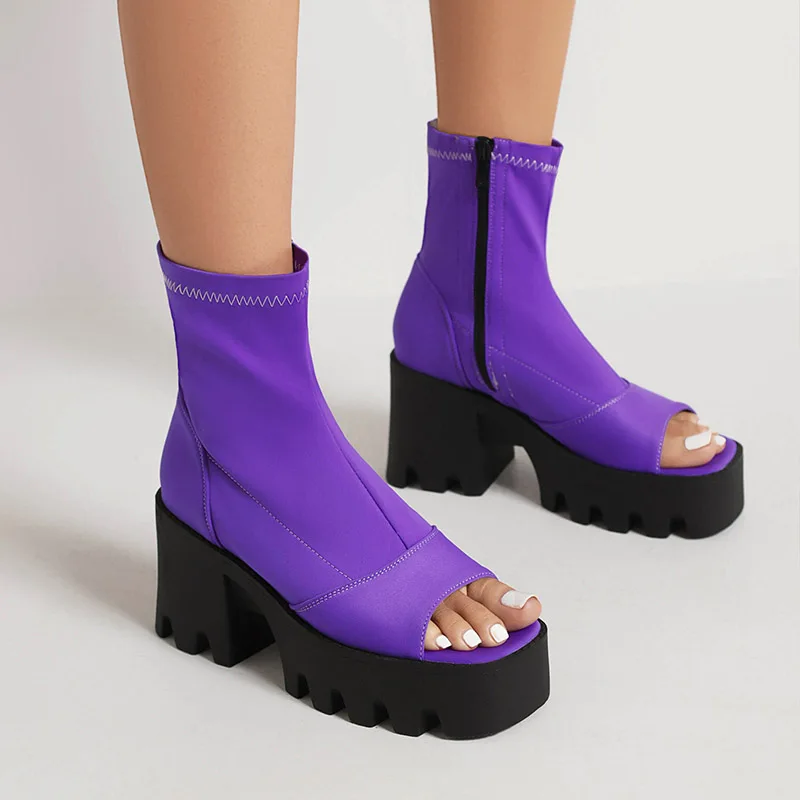 Phoentin Women's Boots Trend 2023 Summer Ladies Shoes Orange Color Peep Toe High Platform Boots Size Zip Closure FT2364 
Phoentin Women's Boots Trend 2023 Summer Ladies Shoes Orange Color Peep Toe High Platform Boots Size Zip Closure FT2364