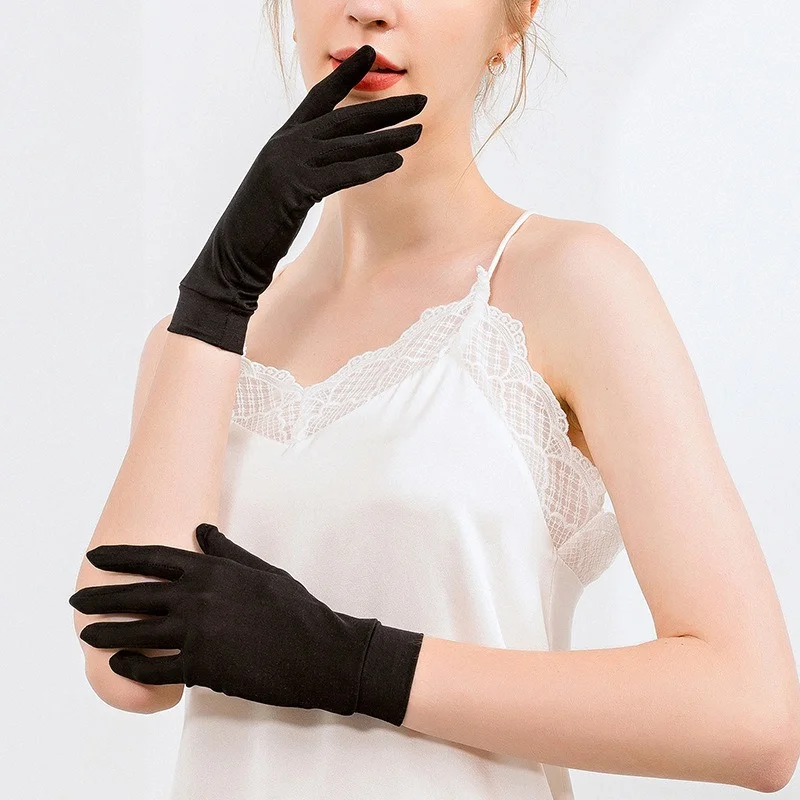 Factory Outlet Silk Gloves Summer Sunscreen Skin Care 100% Mulberry Silk Knitted Five Fingers Sleep Moisturizing Short Gloves
Factory Outlet Silk Gloves Summer Sunscreen Skin Care 100% Mulberry Silk Knitted Five Fingers Sleep Moisturizing Short Gloves