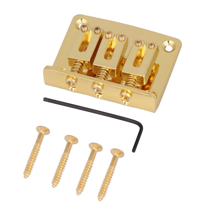 2 Set 3-String Gold Top Loading Hardtail Adjustable Bridge , Gold Black
2 Set 3-String Gold Top Loading Hardtail Adjustable Bridge , Gold Black