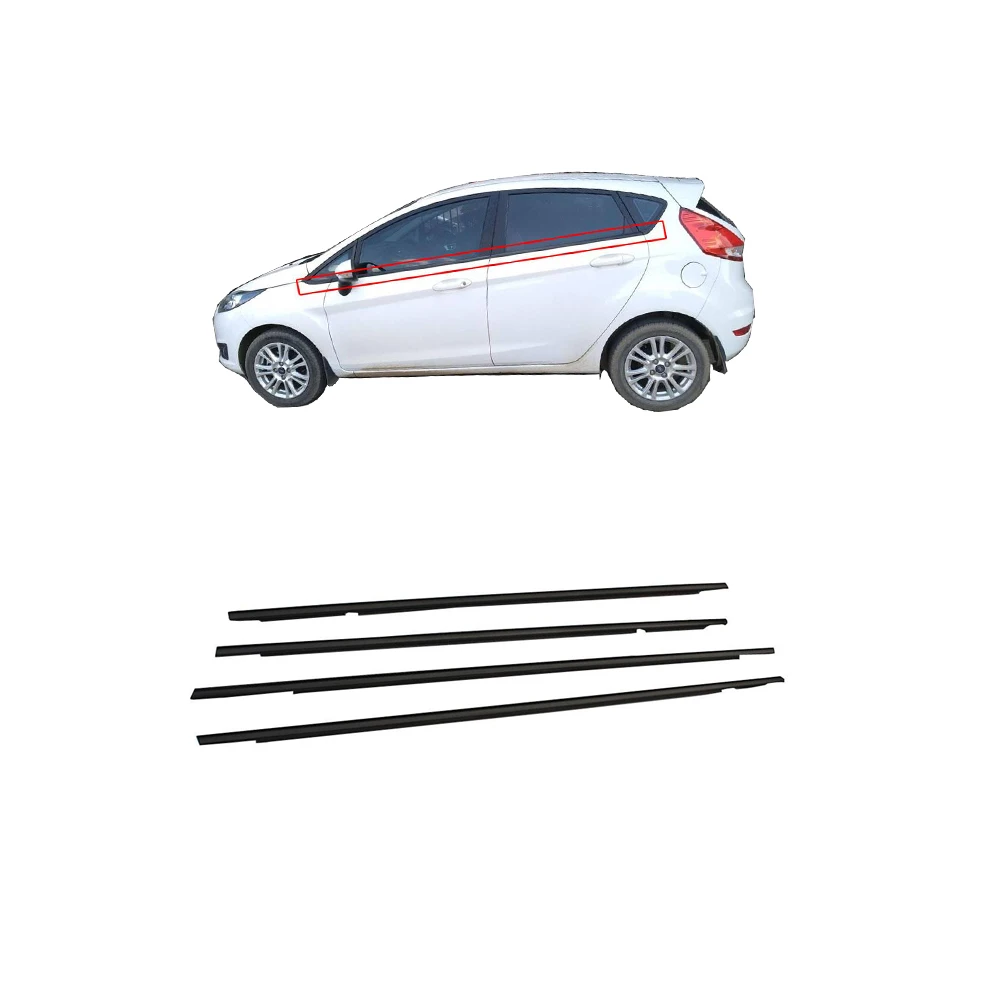 4 Piece Original Weatherstrip Window Seal for Ford Fiesta 2009-2013 Car Window Moulding Trim Seal Door Out for Fiesta
4 Piece Original Weatherstrip Window Seal for Ford Fiesta 2009-2013 Car Window Moulding Trim Seal Door Out for Fiesta