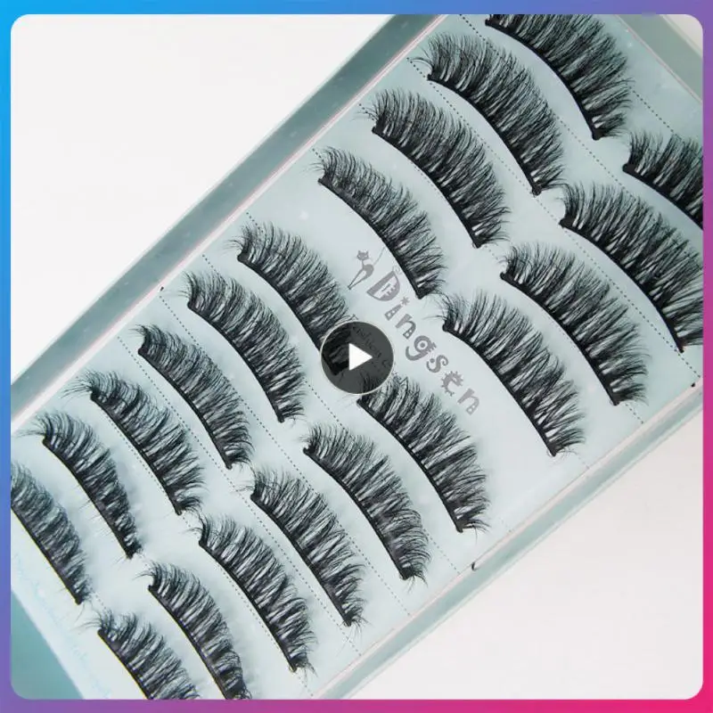 10PAIRS Of False Eyelashes Three-dimensional Eyelashes Supernatural Simulation Thick Curly Eyelashes Mink Reusable False Eyelash
10PAIRS Of False Eyelashes Three-dimensional Eyelashes Supernatural Simulation Thick Curly Eyelashes Mink Reusable False Eyelash