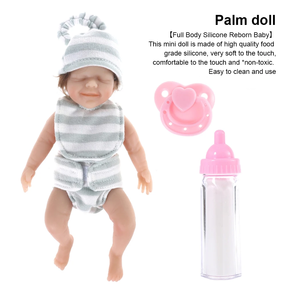 Adults Decompression Newborn Baby Dolls Apartment Dorm Decor 6 Inch Silicone Stress Relief Palm Toy Birthday Gift
Adults Decompression Newborn Baby Dolls Apartment Dorm Decor 6 Inch Silicone Stress Relief Palm Toy Birthday Gift