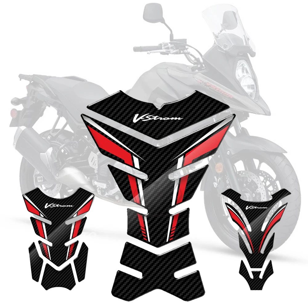 For Suzuki V-Strom 250 650 1000 1000XT 3D Carbon-look Motorcycle Tank Pad Protector Sticker
For Suzuki V-Strom 250 650 1000 1000XT 3D Carbon-look Motorcycle Tank Pad Protector Sticker