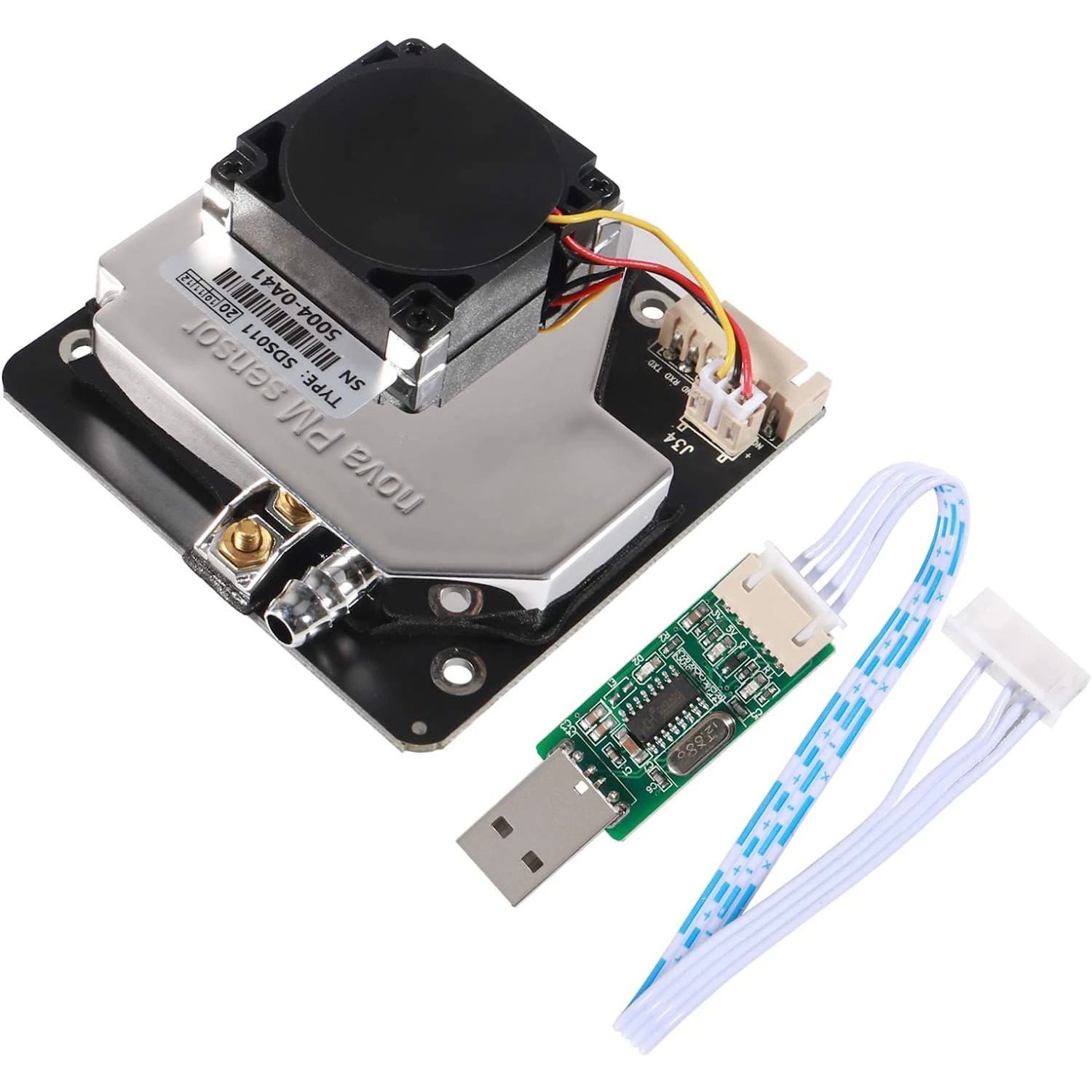 PM Sensor SDS011 High Precision PM2.5 Air Quality Detection Sensor Module Super Dust Sensors Digital Output for Arduino
PM Sensor SDS011 High Precision PM2.5 Air Quality Detection Sensor Module Super Dust Sensors Digital Output for Arduino