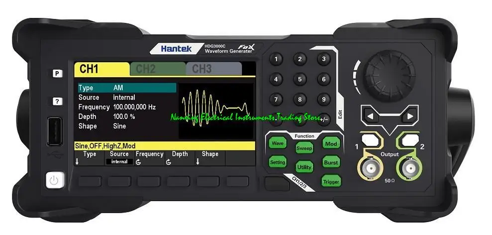 Hantek HDG3023C/HDG3043C Waveform Generator 5 in 1Generator Function Generator Harmonic Generator Frequency Meter 25/40MHz 
Hantek HDG3023C/HDG3043C Waveform Generator 5 in 1Generator Function Generator Harmonic Generator Frequency Meter 25/40MHz