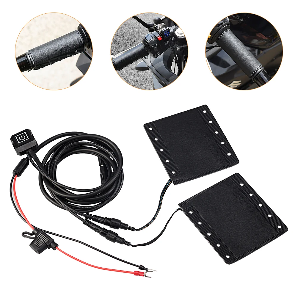 1 Set Portable Motorbike Heating Grip Protector Heated Handle Cover Electric Heating Handle Cover 
1 Set Portable Motorbike Heating Grip Protector Heated Handle Cover Electric Heating Handle Cover