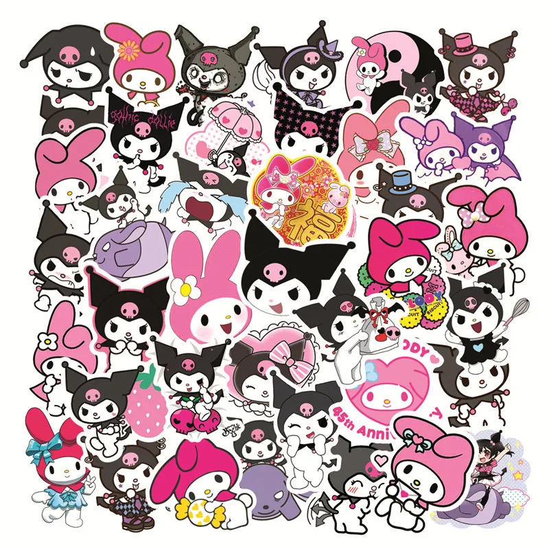 50PCS Cute Kuromi Sanrio Graffiti Stickers Yugui Dog Sanrio Melody Hello Kitty Kawaii Anime Stickers
50PCS Cute Kuromi Sanrio Graffiti Stickers Yugui Dog Sanrio Melody Hello Kitty Kawaii Anime Stickers