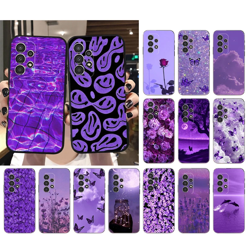 Phone Case for Samsung Galaxy A73 A53 A13 A22 A12 A32 A71 A21S A33 A52 A72 A23 A51 A31 M31 Aesthetic Purple Case Funda
Phone Case for Samsung Galaxy A73 A53 A13 A22 A12 A32 A71 A21S A33 A52 A72 A23 A51 A31 M31 Aesthetic Purple Case Funda