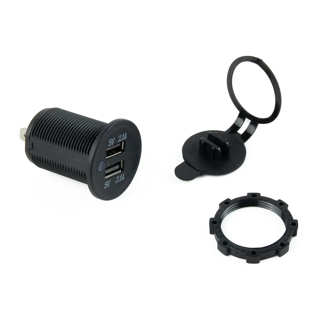 

Practical Trailers Buses USB Socket Dual Vehicle Connection 12V CBE C-Line Connectors For 12-24V Voltage Vehicles