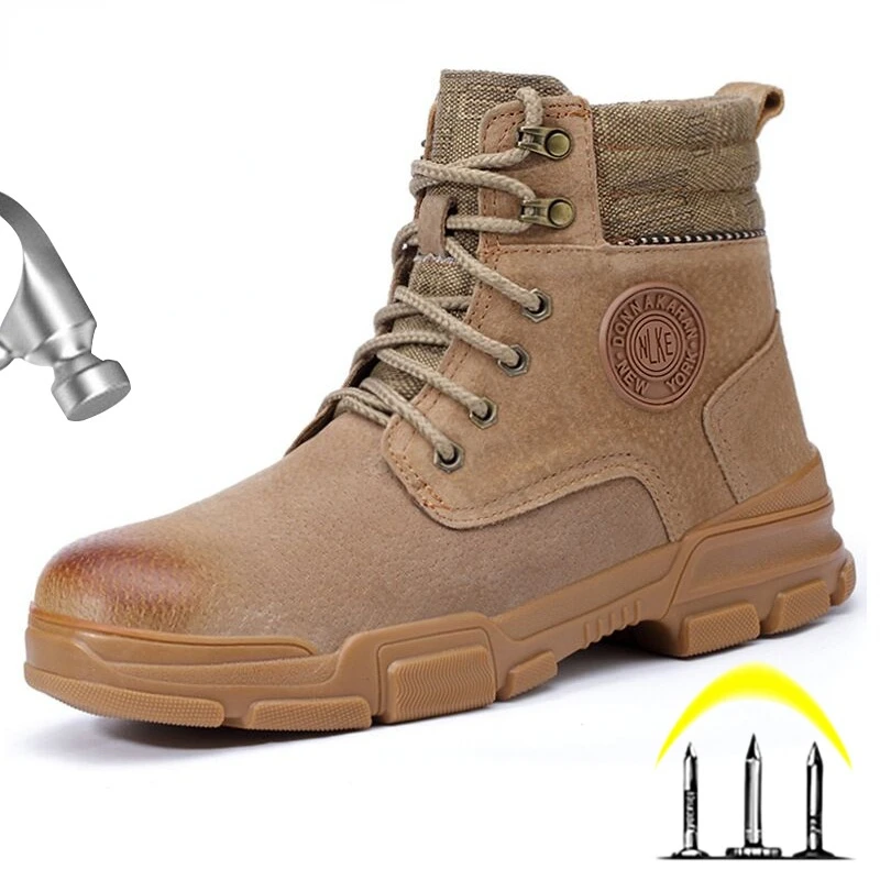 Genuine Leather Winter Boots Steel Toe Safety Boots Ankle Boots Men Hiking Boots Anti-Piercing Working Shoes High Quality Shoes
Genuine Leather Winter Boots Steel Toe Safety Boots Ankle Boots Men Hiking Boots Anti-Piercing Working Shoes High Quality Shoes