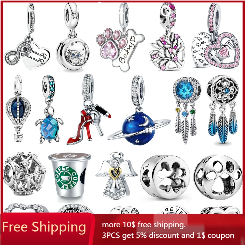 925 Sterling Silver Round charm Fit Original Pandora charm bead forever family Charm Bracelet Necklace Trinket Diy Women Jewelry 
925 Sterling Silver Round charm Fit Original Pandora charm bead forever family Charm Bracelet Necklace Trinket Diy Women Jewelry