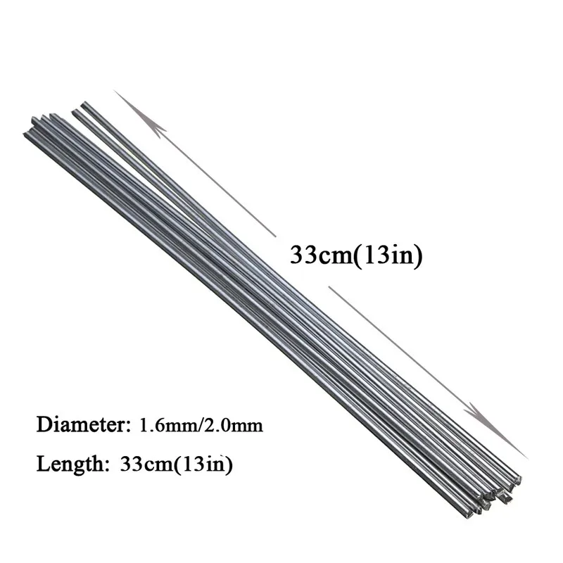 20pc Universal Welding Rods Kit Copper Aluminum Iron Fux Cored Welding Rod Weld Wire 1.6mm/2.0mm For Metal Welding
20pc Universal Welding Rods Kit Copper Aluminum Iron Fux Cored Welding Rod Weld Wire 1.6mm/2.0mm For Metal Welding