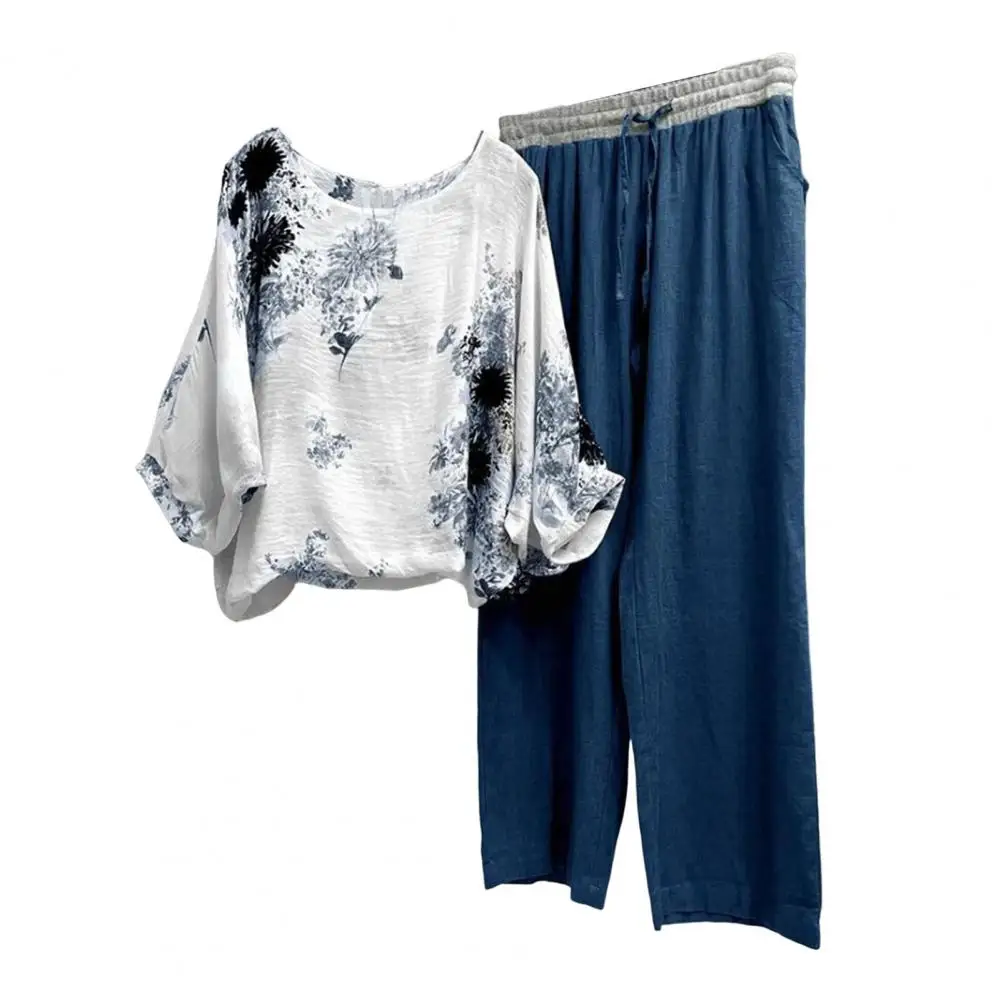Simple Top Pants Set Breathable Non-fading Dress Up Top Pants Set Two Piece T-shirt Pants Set for Running
Simple Top Pants Set Breathable Non-fading Dress Up Top Pants Set Two Piece T-shirt Pants Set for Running