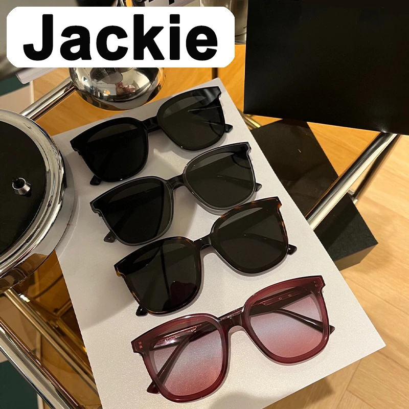 

Jackie GENTLE YUUMI Women's Sunglasses For Man Glasses Vintage Luxury Brand Goods Designer Summer Uv400 Trendy Monst Korean