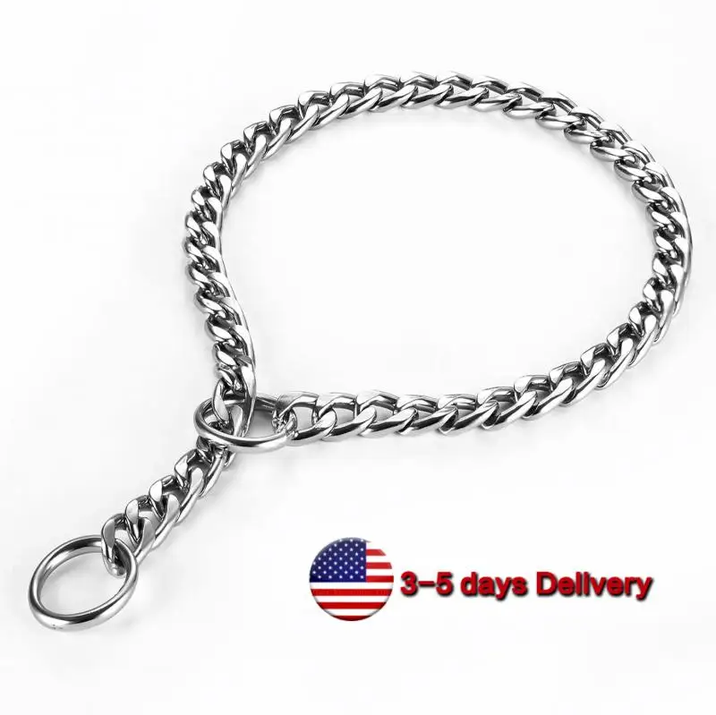 Ошейник для собак, ожерелье для домашних животных, тренировочная цепь с серебряными звеньями, цепь-чокер из нержавеющей стали, прочная цепь, ошейник-чокер, товары для собак 
Ошейник для собак, ожерелье для домашних животных, тренировочная цепь с серебряными звеньями, цепь-чокер из нержавеющей стали, прочная цепь, ошейник-чокер, товары для собак