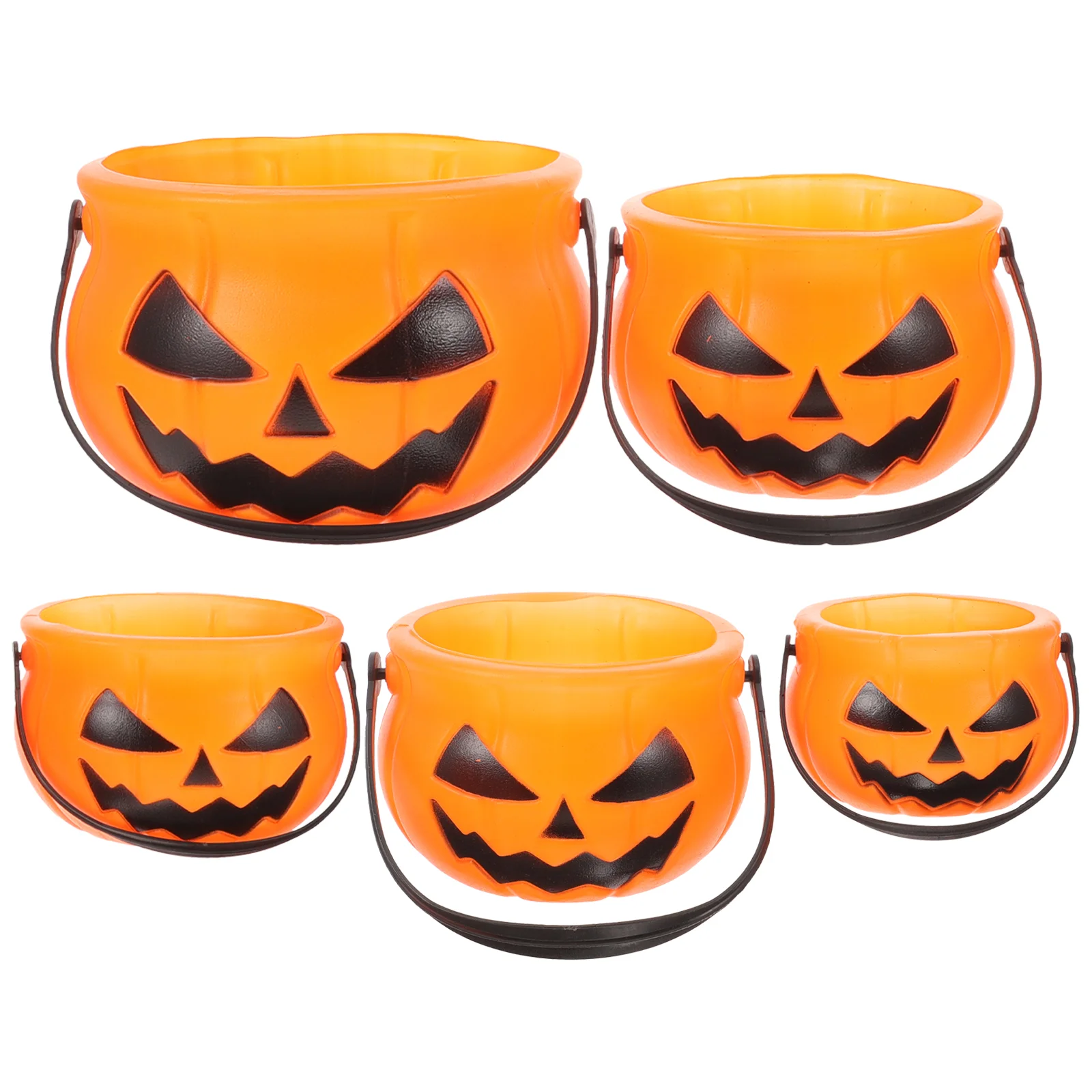 5 Pcs Halloween Treat Buckets Party Plastic Gift Storage Venue Setting Props Candy Holders Container Cookies Pumpkin Child
5 Pcs Halloween Treat Buckets Party Plastic Gift Storage Venue Setting Props Candy Holders Container Cookies Pumpkin Child
