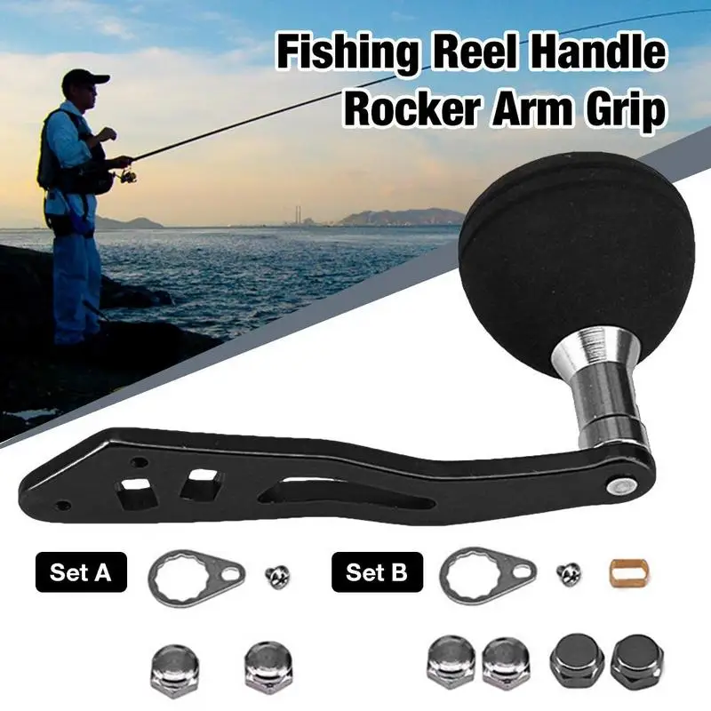 

Fishing Reel HandleMetal Knobs Handle Grip Fishing Spinning Reel Rocker Arm Grip Fishing Reel Modification All For Fishing Goods