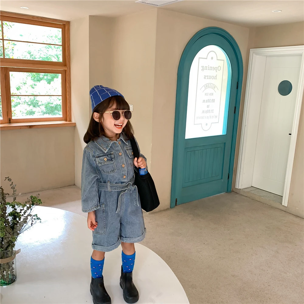 RiniLucia Children Clothing Jumpsuit 2022 Autumn New Boys Girls Casual Solid Long Sleeve Denim Baby Kids Clothes Korean Style
RiniLucia Children Clothing Jumpsuit 2022 Autumn New Boys Girls Casual Solid Long Sleeve Denim Baby Kids Clothes Korean Style