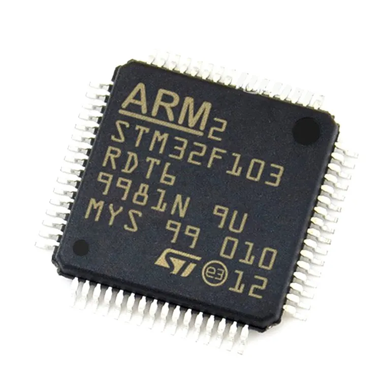 High quality Original authentic STM32F103RDT6 chip 72MHz 128KB microcontroller single chip microcomputer LQFP64, ARM ST RDT6 
High quality Original authentic STM32F103RDT6 chip 72MHz 128KB microcontroller single chip microcomputer LQFP64, ARM ST RDT6