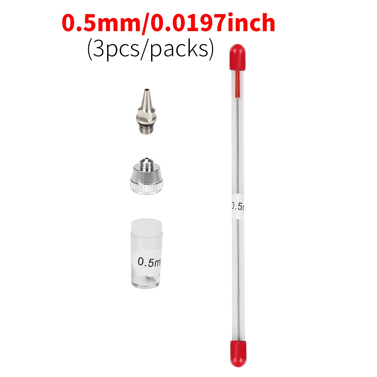 Насадки для аэрографа Onnfang 0,2/0,3/0,5 мм
Насадки для аэрографа Onnfang 0,2/0,3/0,5 мм