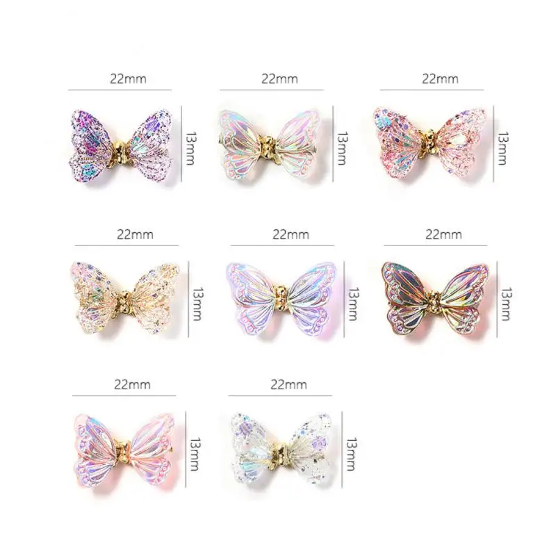 Nail Art Smart Butterfly Jewelry Resin Aurora Color 3D Net Red Moving Butterfly Super Flash Manicure Accessories Nail Decoration
Nail Art Smart Butterfly Jewelry Resin Aurora Color 3D Net Red Moving Butterfly Super Flash Manicure Accessories Nail Decoration