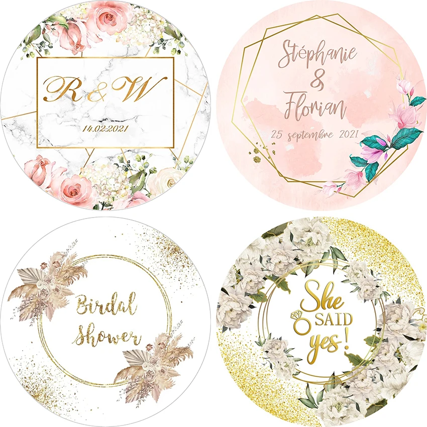 Flower Pink Round Background Circle Backdrop Cover Customized Birthday Party Wedding Engagement Decor Photocall Banner
Flower Pink Round Background Circle Backdrop Cover Customized Birthday Party Wedding Engagement Decor Photocall Banner