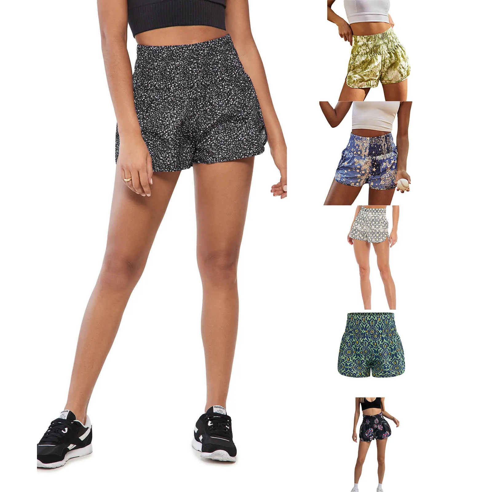 Women’s Summer Casual Loose Short Pants Abstract Printing Elastic High Waist Sports Shorts Beach Home Wear for Vacation
Women’s Summer Casual Loose Short Pants Abstract Printing Elastic High Waist Sports Shorts Beach Home Wear for Vacation